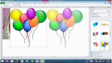 Microsoft Excel Adding Pictures and Clip Art