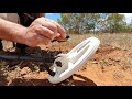 Metal detecting Flinders Ranges, Erengunda Creek, South Australia. Nokta Makro Gold Kruzer.