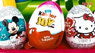 Surprise Eggs Kinder Surprise Kinder Joy Colors Collection For Children