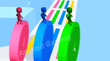 Layers Roll  - Layers Roll all levels gameplay Walkthrough , Android,iOS games Unlock All the skins