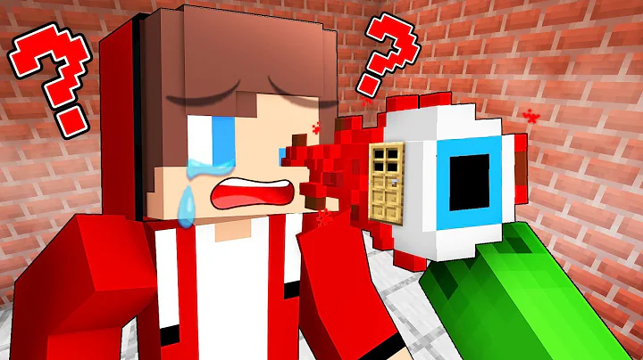 Mikey Built SECRET BASE Inside a JJ'S EYE - Minecraft Story of Maizen