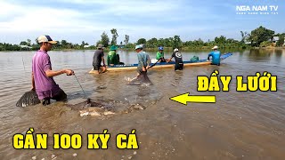 Phát Hiện Vị Trí Đàn Cá Khủng Cả Xóm Vây Bắt Và Kết Quả Trúng Đậm Gần 100kg P.2/Fishing/NGÃ NĂM TV