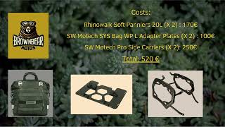 Affordable Soft panniers for Motorcycles using Rhinowalk bags and SW-MOTECH Sys bag adapter plates screenshot 4