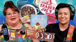 Kristin And Jen Try Every New Trader Joe's Food For December | Kitchen & Jorn by The Kitchen & Jorn Show 128,697 views 4 months ago 14 minutes, 56 seconds