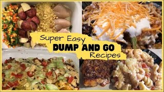 Easy Dump and Go Recipes On A Budget // Chicken Crock Pot Recipes  Easy Crock Pot Ideas Dinner