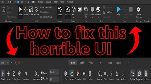 How To Revert Your Toolbar UI - [Roblox Studio Guide]