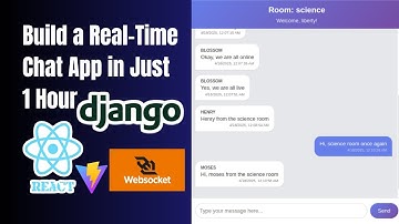 🚀 Build a Real-Time Chat App in Just 1 Hour | Django + React + WebSockets