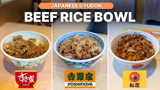 What is the BEST Gyudon Chain in Japan?