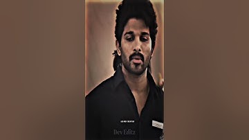 NO LOVE X ALLU ARJUN EDIT || NO LOVE SONG EDIT @DevEditzUK09