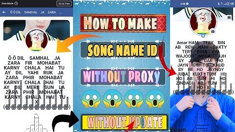 How to make song name id without proxy update||song name id facebook per kaise banaya||new trick2021