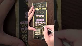 Carolina Black Premier Scratch Off Ticket NC Lottery Scratcher #carolina #black #scratchoffs #lotto