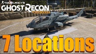 Ghost Recon Wildlands - All 7 Viper Gunship Locations (Cobra Apache Attack Helicopter Guide)