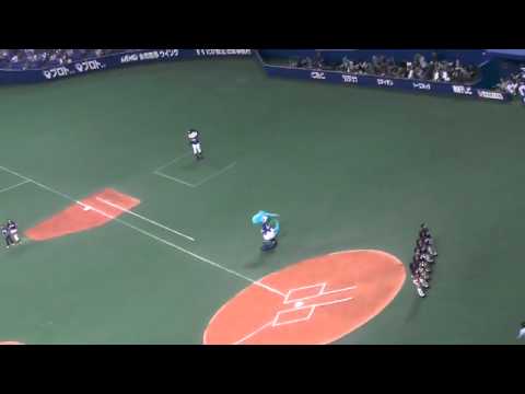 14/05/04 燃竜 選手送り出しのシャオロン、パオロン、ドアラ