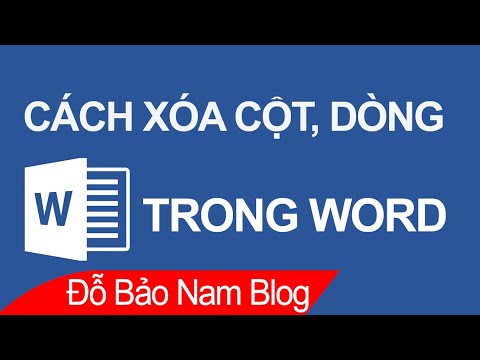 Video: Cách Xóa Một Dòng Trong Word