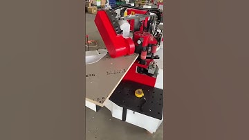 AUYU MFB4023VT-2 Contour Edge Banding Machine for L Shaped Workpiece #AUYU #woodworking #edgebander