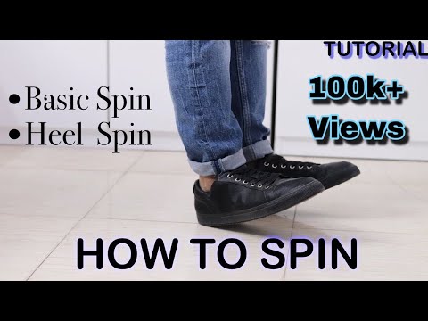 How To Spin Properly | Basic Spin & Heel Spin | Basic Dance Moves For Beginners