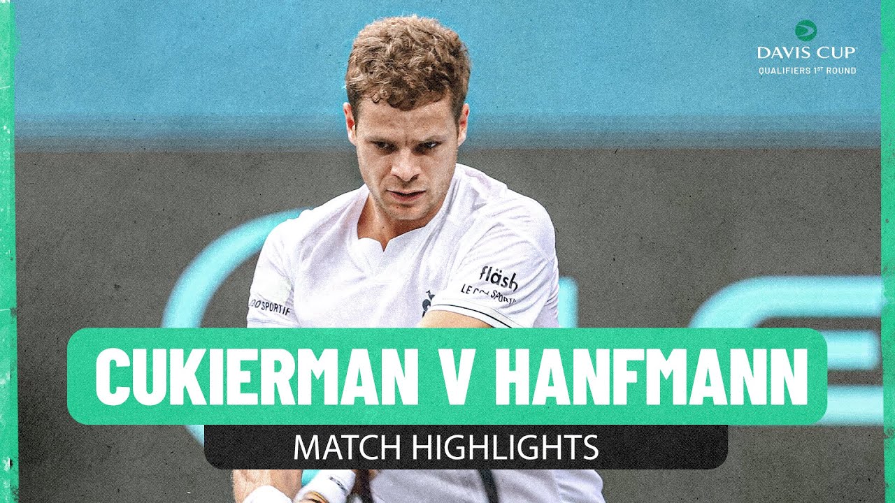 Daniel Cukierman v Yannick Hanfmann | Israel v Germany | 2025 Davis Cup Qualifiers Match Highlights