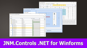 Winforms Controls & Data Grid: JNM .NET