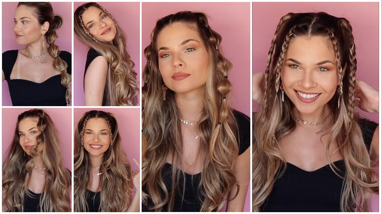 Penteados Fáceis para ARRASAR #hairstyles #easy