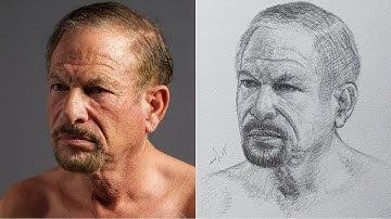 Loomis Method Drawing | Learn to draw an old man | Easy Steps