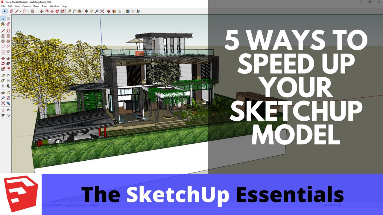 How can I make SketchUp faster online?