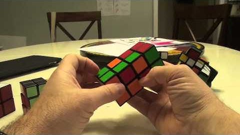 2 Layered Cuboid Demonstration Part 2:  Base domino and 180 solves