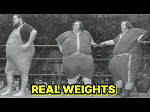 20 Heaviest Wrestlers of All Time (Real Weights) | 2026 Then And Now