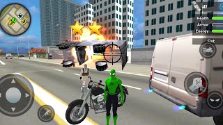 Flying Spider Rope Hero Crime City Ninja Gangster Battle | Frog Spider City Battle -Android GamePlay screenshot 4