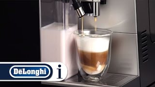 How to program the quantity of coffee and milk in the cup for the CAPPUCCINO icon  ETAM29660