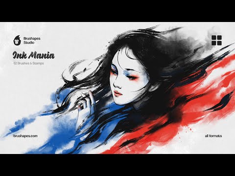 Ink Mania Procreate Brushes, a Brush Add-On by brushapes.com (Thumbnail 10 of 10)