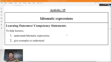 Bridge Course 9th English 15 - Activity