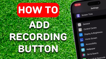 How to Add Screen Recording Button to the Control Center on iPhone (2024 Updated) - Full Guide