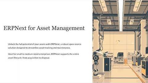 Open Source Asset Management Software | ERPNext Demo by Citran Technologies