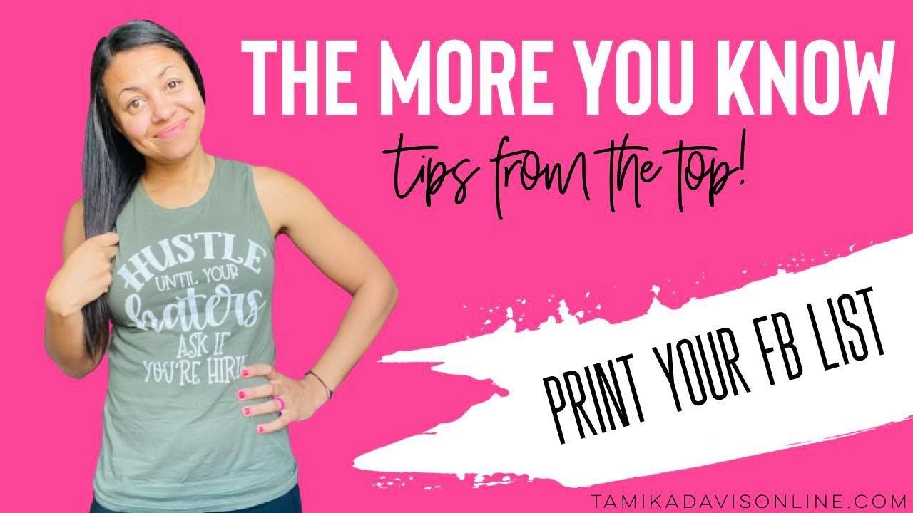 How to Print your FB friends List - YouTube