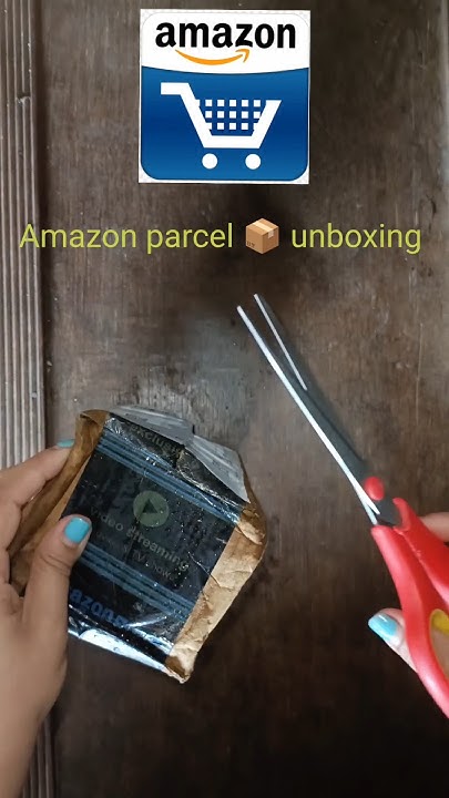 Amazon parcel 📦 unboxing barish se parcel cover pura vig gya tha #