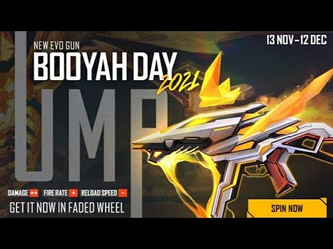 SPIN EVO GUN UMP + BOOYAH DAY🔥 || NEW EVENT✨|| AURANYA MANTAP🔥