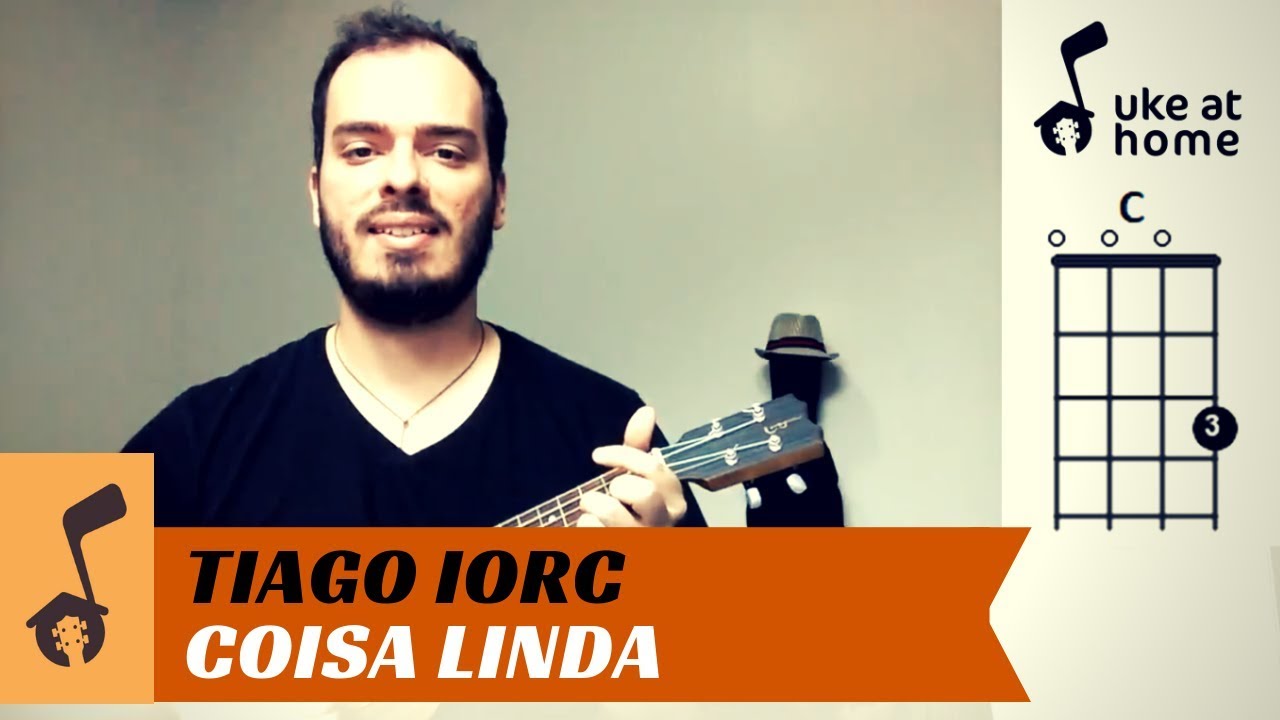 COISA LINDA - Tiago Iorc - Aula de Ukulele simplificada - tutorial 