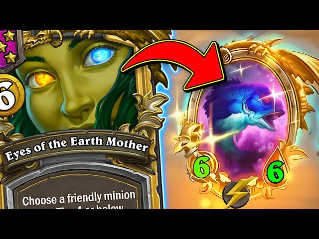 Super Easy GOLDEN Fish! | Hearthstone Battlegrounds Commentary class=