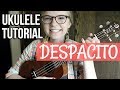 Despacito - Luis Fonsi, Daddy Yankee & Justin Bieber | EASY UKULELE TUTORIAL (Chords + Strumming)