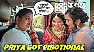 Dost ki Bidayi dekh kar Priya ko Apni Bidayi yaad aa gyi || Priya got Emotional || priya jeet vlogs