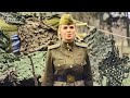 На позицию девушка провожала бойца (Огонёк)★War songs. Girl accompanied soldier at the front