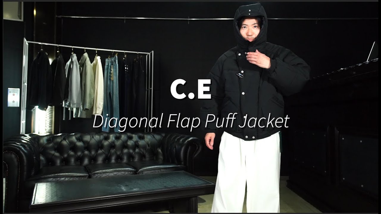 C.E - CAV EMPT Diagonal Flap Puff Jacket - YouTube