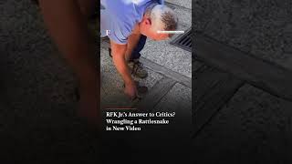 RFK Jr.’s Answer to Critics? Wrangling a Rattlesnake in New Video