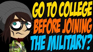 Should I Go to College Before Joining the Military?