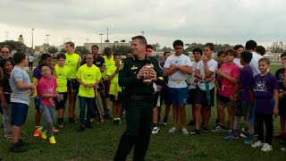 Famous Former University of Miami linebacker mentors kids at Police Athletic League Profile