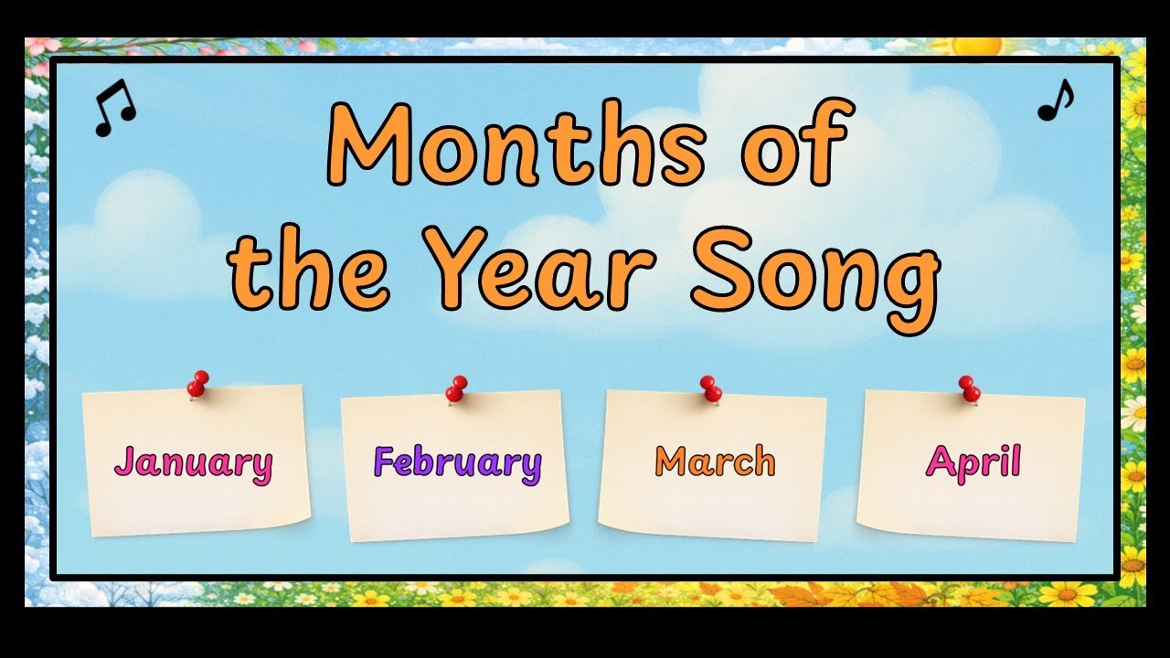 Months of the Year Song | Classroom Music for Kids