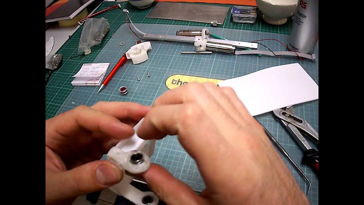 How to build a compliant humanoid robot - Elbow pin guide - YouTube