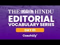 The hindu editorial  vocabulary series  day 1  english vocabulary  cat 2024 preparation coachify
