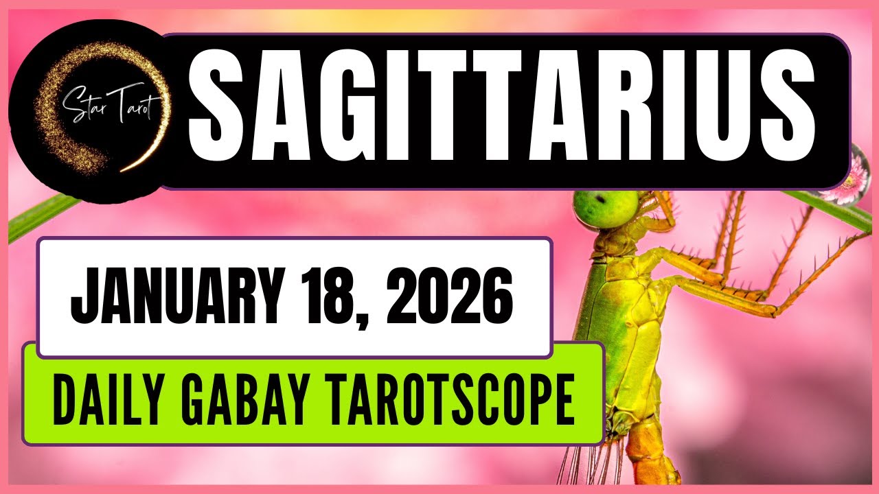 ANO'NG KAILANGAN MONG MALAMAN NGAYON SAGITTARIUS JANUARY 18, 2026  💫DAILY GABAY TAROTSCOPE