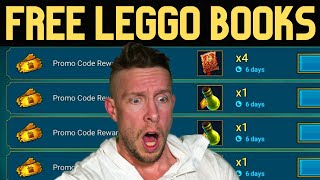 NEW PROMO CODE for FREE LEGENDARY BOOKS!